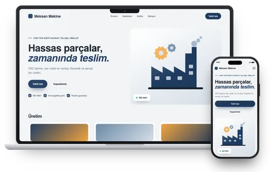 Örnek site: Sanayi · KOBİ
